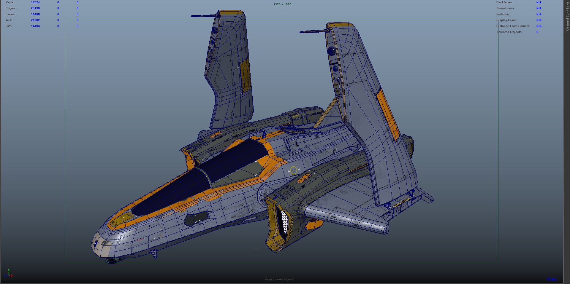 Space Fighter Cutter 3D - TurboSquid 1888869