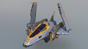 Space Fighter Cutter 3D