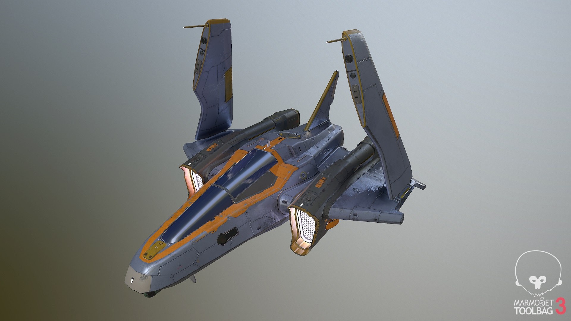 Space Fighter Cutter 3D - TurboSquid 1888869