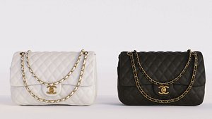 3D CHANEL CLASSIC FLAP model