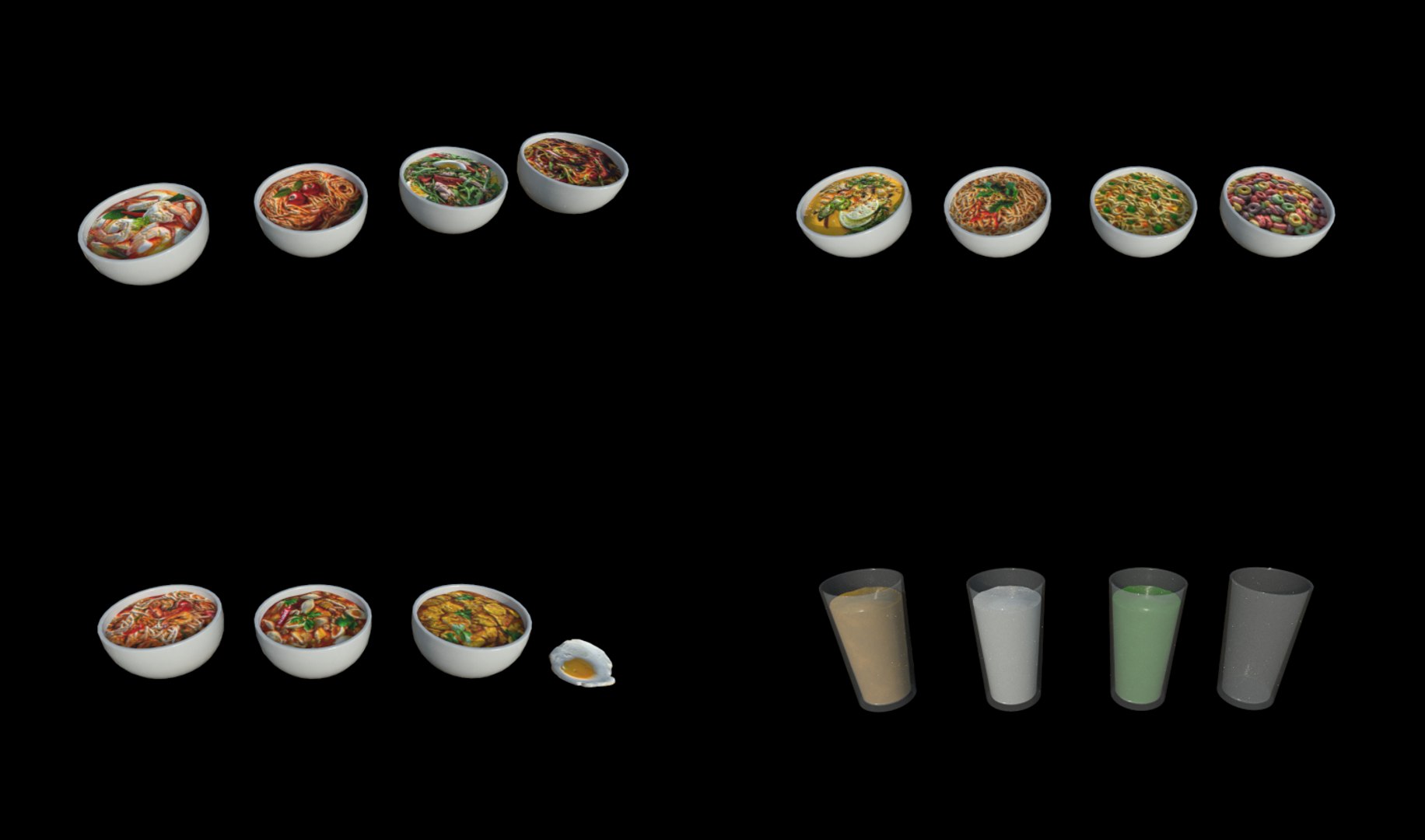 Modular Diner Pack Model - TurboSquid 2117017