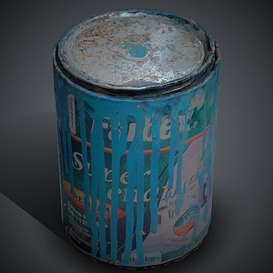 Paint Can PBR Game Ready Photogrammetry