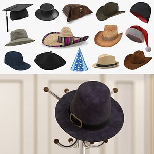 Hats 3D Models Collection 2