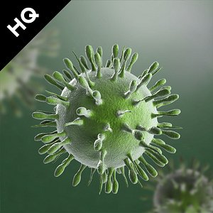 3d h1n1 virus model