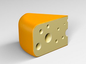 cheese yellow 3D model