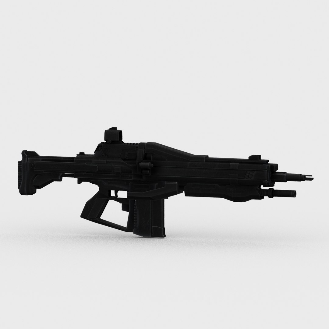 3d gun model