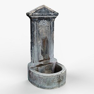 3D model Public Park Drinking Water Scan