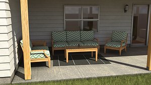 3D patio furniture