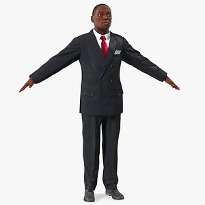 Handsome African American Business Man Entrepreneur model