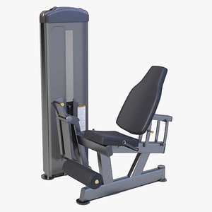 LEG EXTENSION MACHINE - Professional 3D Gym Model