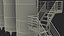Edelstahl-Weintanks-Set mit Treppe