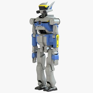 3d model humanoid robot hrp-2 promet
