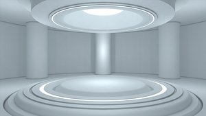 3D Sci Fi Room model