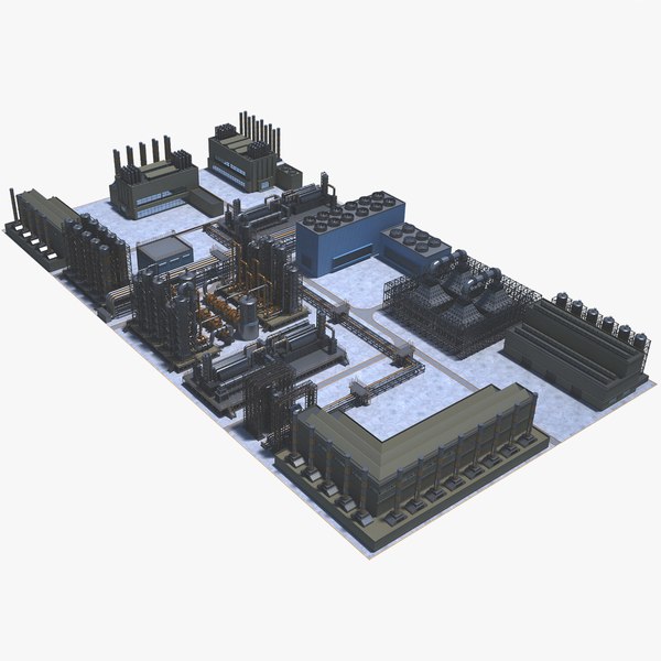 Industrial Area 73 3D model