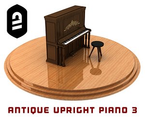 Antique Upright Piano 3