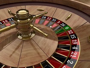 roulette wheel 3d model