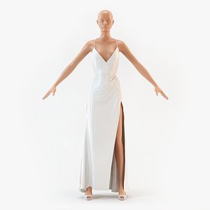 3D model wedding dress