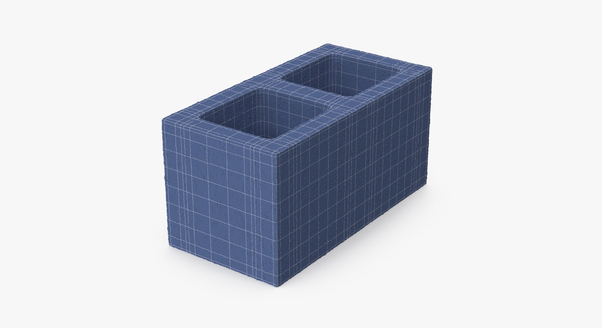 Cinder Block 02 3d Model