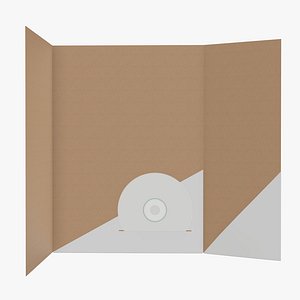 Folder dvd disc presentation