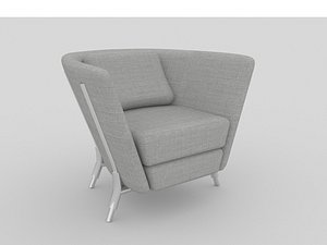 armchair living room 3D