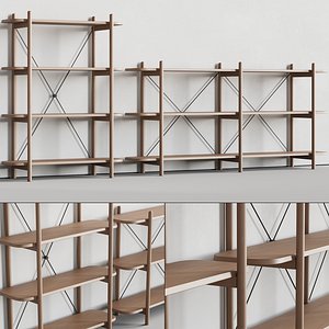087 BROSA Dominic Narrow AND Wide Bookshelfs 00
