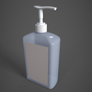 sanitizer bottle 3D model