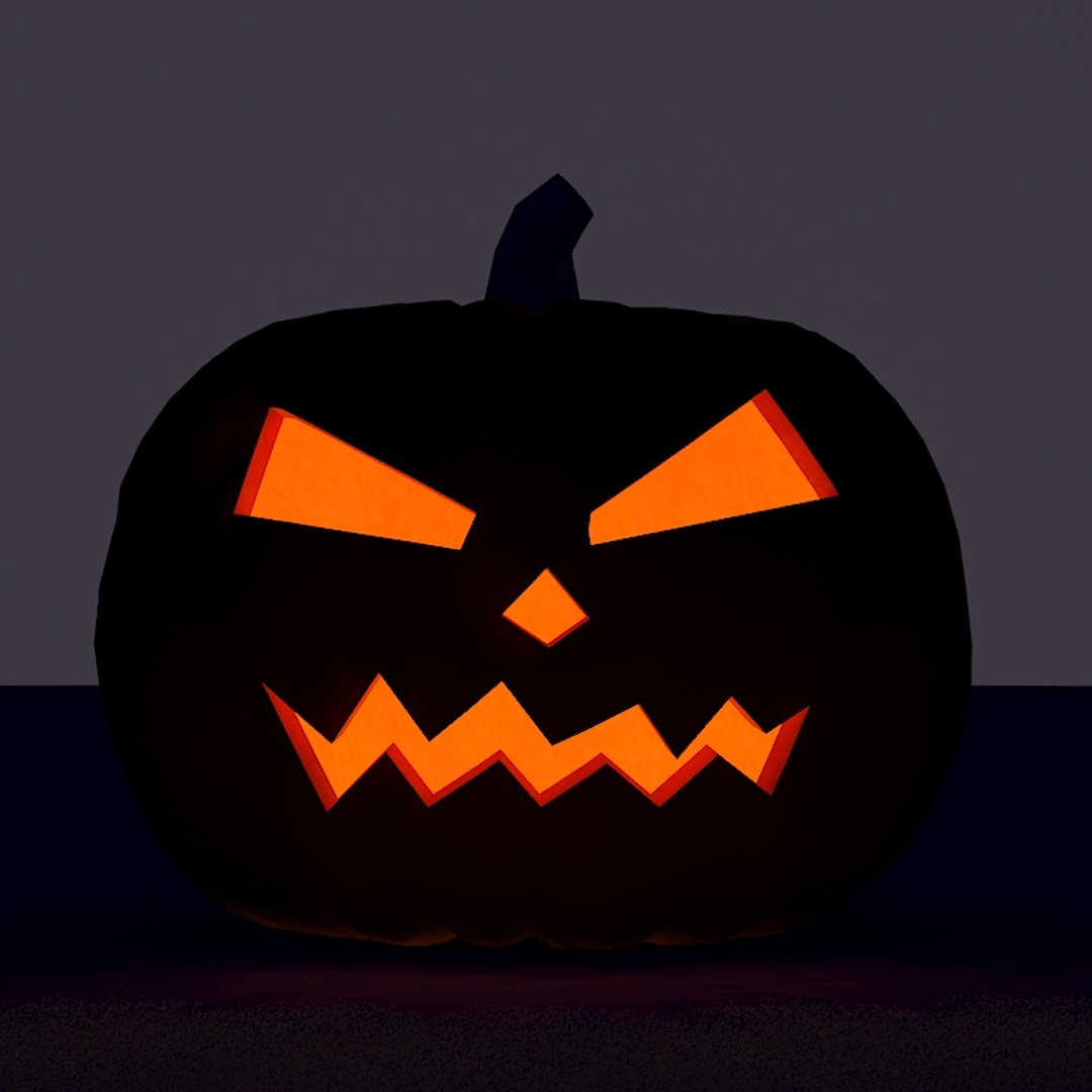 Free Halloween Pumpkin 3d Model