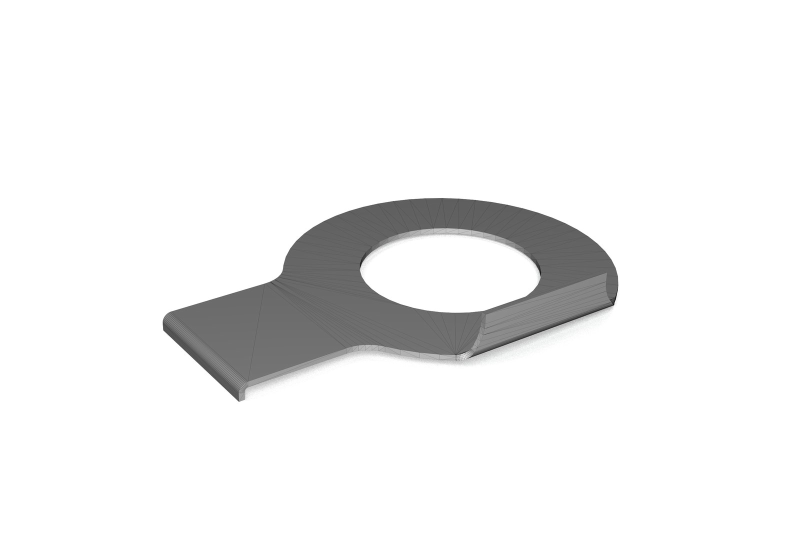 Locking tab washer model TurboSquid 1525241