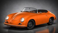 Porsche Speedster 1956 3D Model