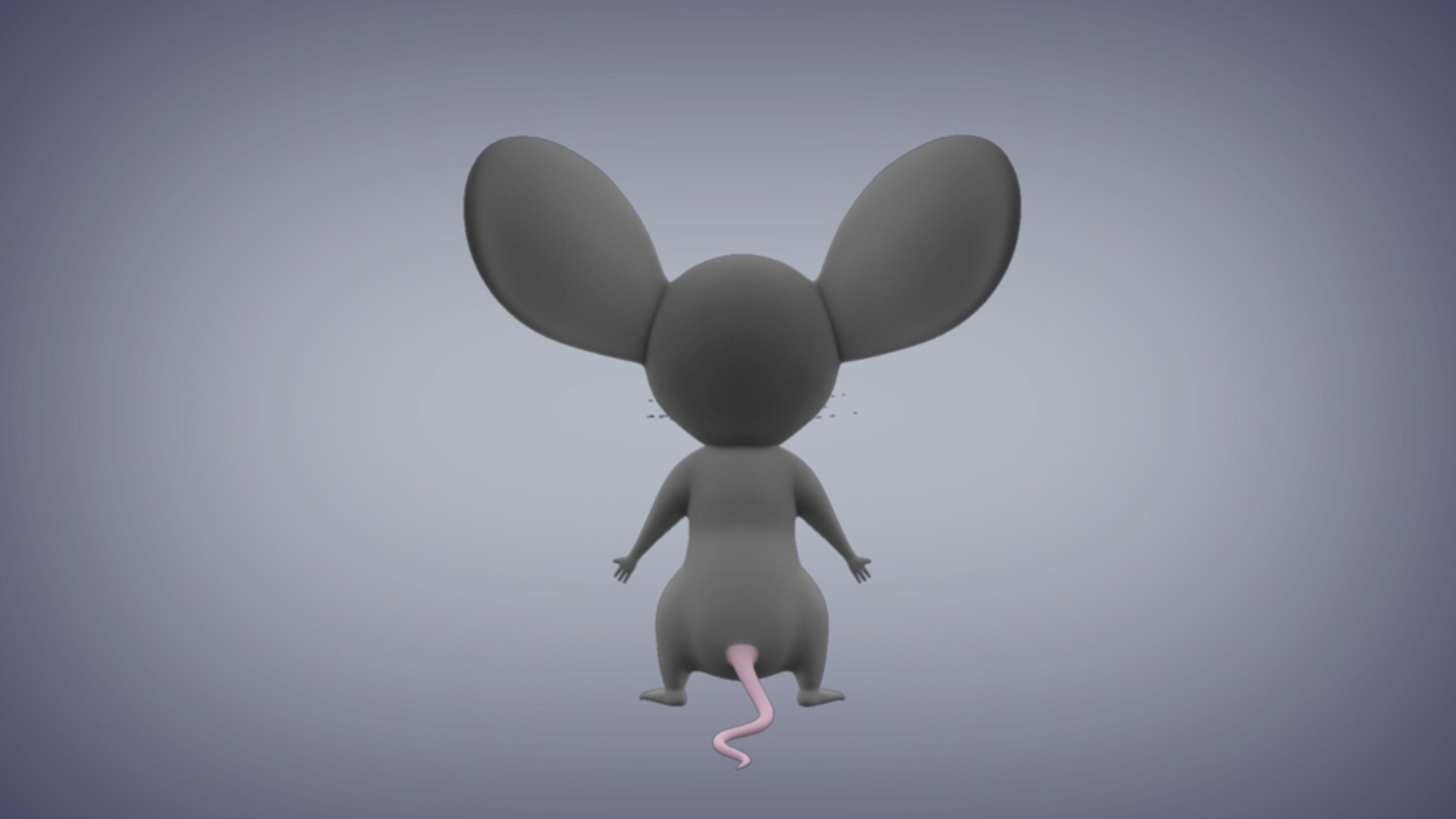 3d Cartoon Mouse Model