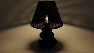 black lamp light 3D
