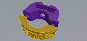 ready flashlight holder bicycle 3D model