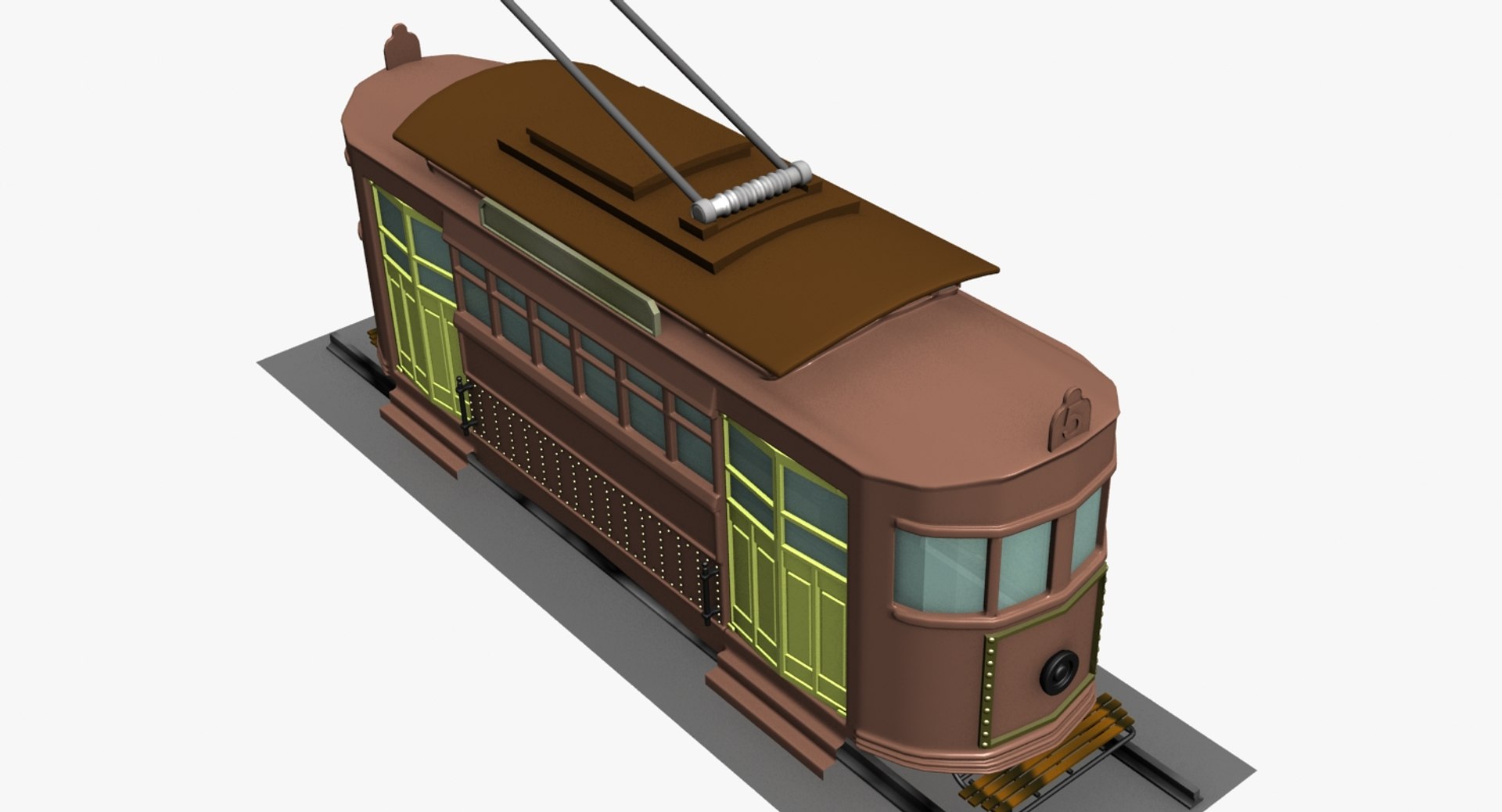 Trolley 3d 3ds