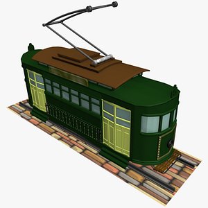 trolley 3d 3ds