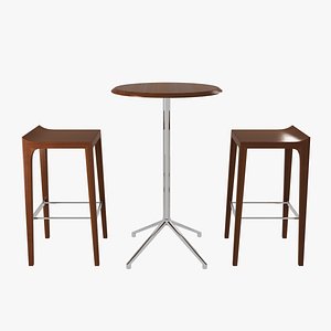 bernhardt vanish bar stool and story high table