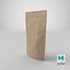 Maqueta de Bolsa de Papel Kraft con Cremallera 180 g