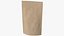 Maqueta de Bolsa de Papel Kraft con Cremallera 180 g