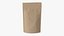 Maqueta de Bolsa de Papel Kraft con Cremallera 180 g
