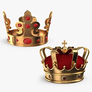 3D Collection Crowns 2 in 1 model
