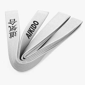 White Aikido Belt Obi