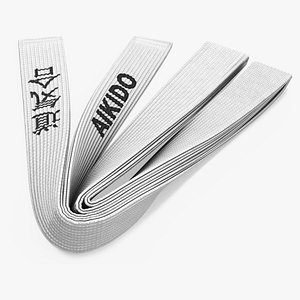 White Aikido Belt Obi