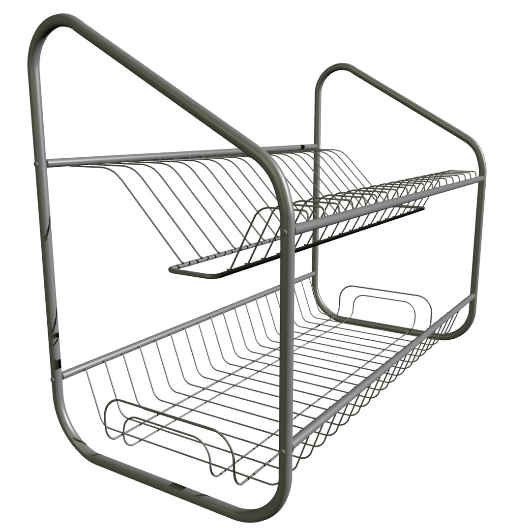 3d wire rack model