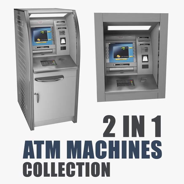 atm machines 3D model