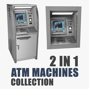 ATM Machines 3D Models Collection