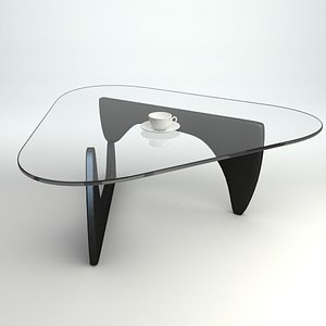 Coffee Table with Cup and Saucer