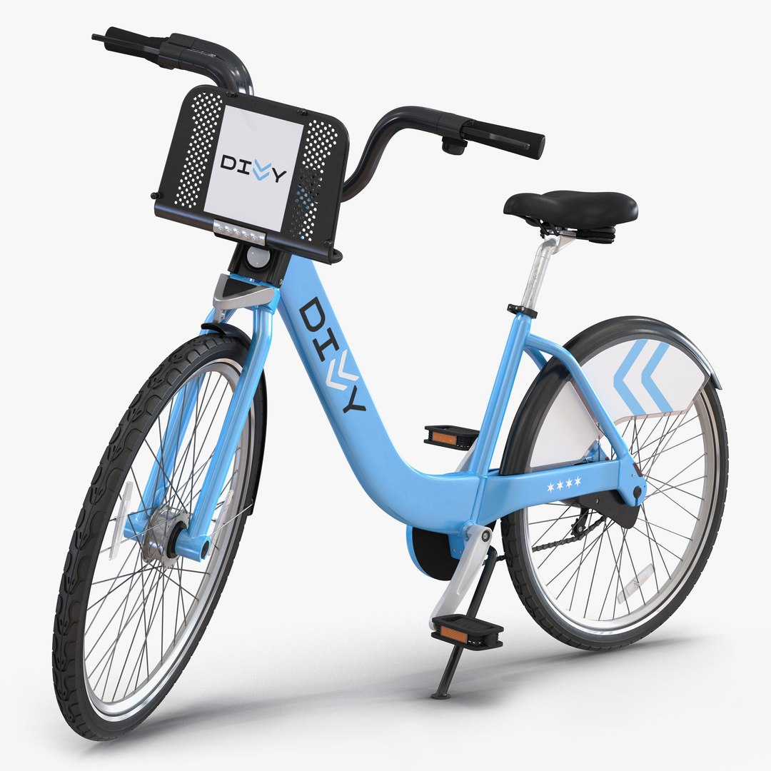 Divvy Bike 3D model preview