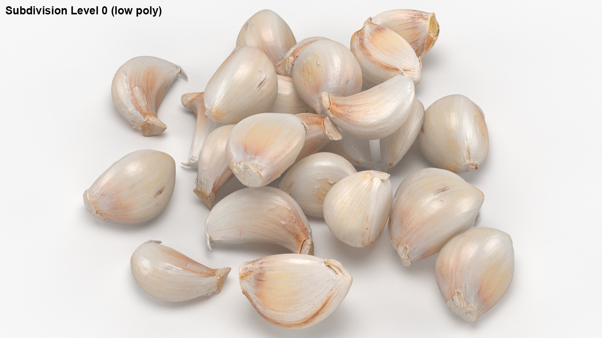 Garlic Clove Pile model https://p.turbosquid.com/ts-thumb/r7/EDAVBg/4L/garlicclovepile_f0000/jpg/1638355500/1920x1080/fit_q87/32f13b7e199144a456e69f88e945424a1dcf259c/garlicclovepile_f0000.jpg