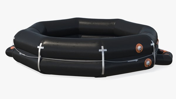 modelo 3d Balsa salvavidas inflable flotante - TurboSquid 2315020