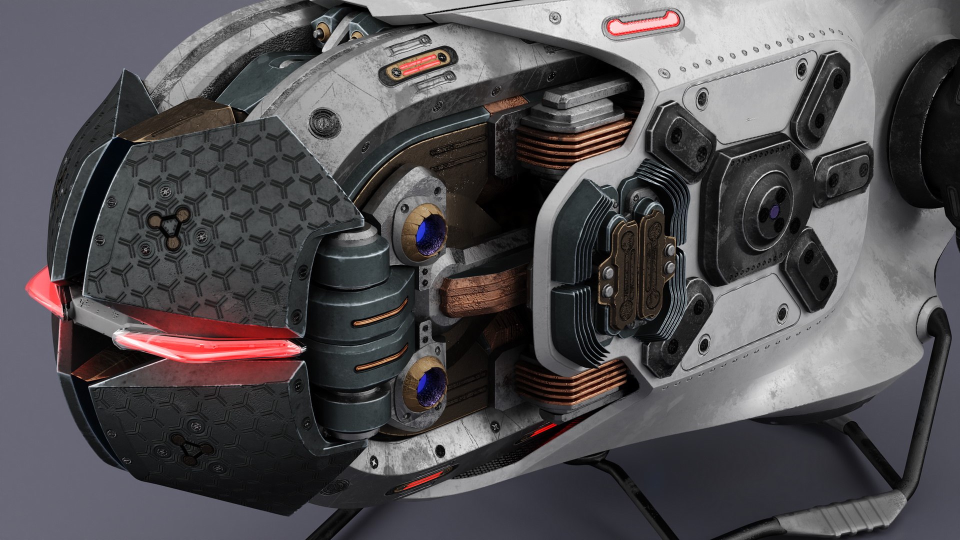 Sci Fi Space Loader Rigged For Maya Model - TurboSquid 2391482