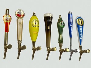 3ds max beer taps